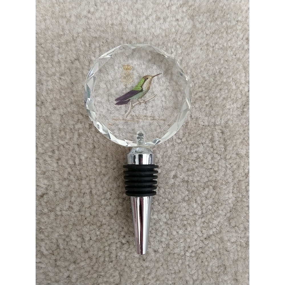 Fringe Studio Magnificus Wine Topper Bottle Stopper Glass Bird